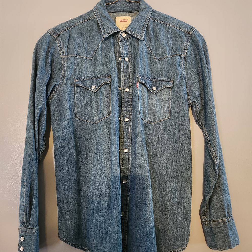 Levi's Blue Denim Shirt